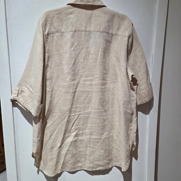 Chico's Linen Button Down - Picture 9 of 13